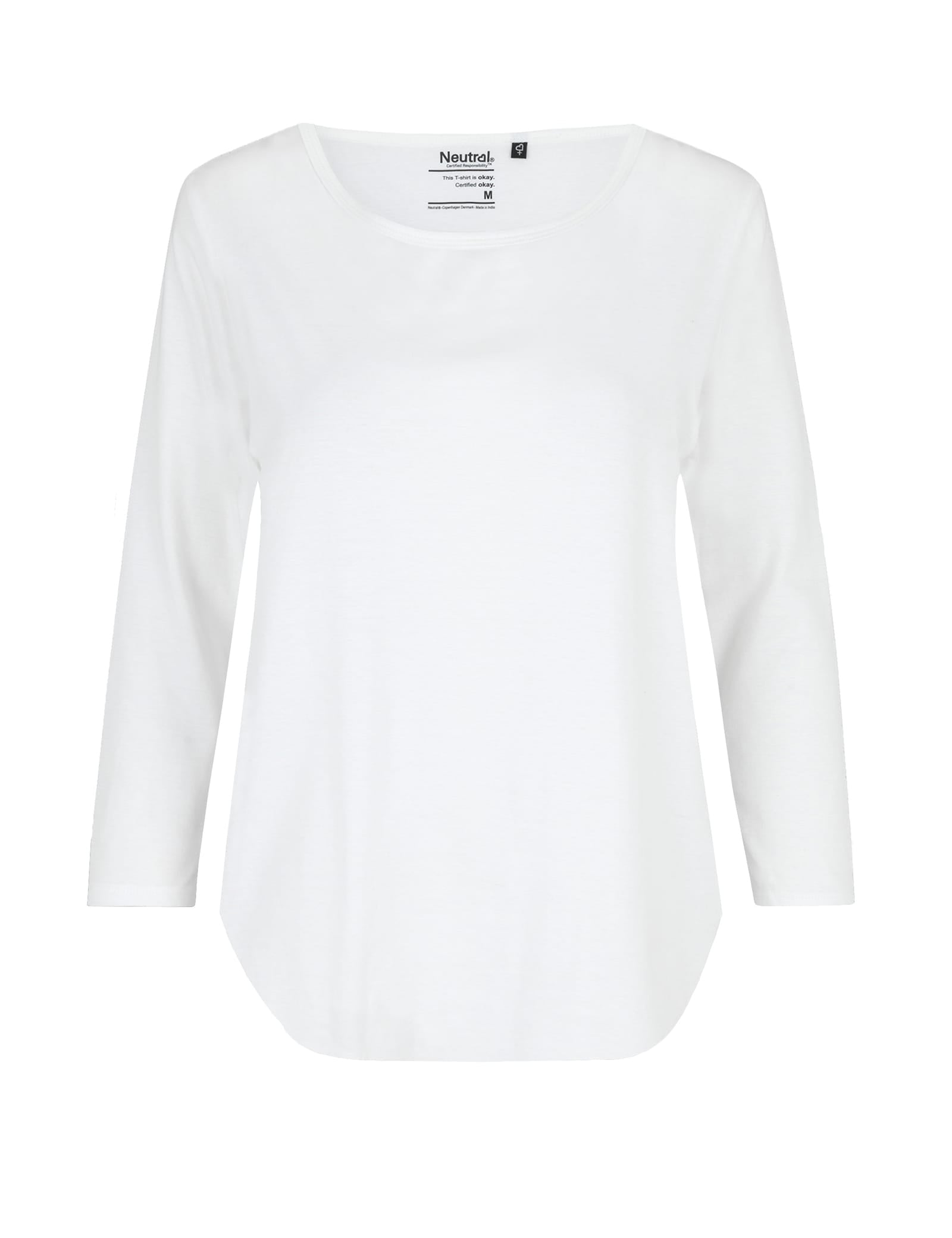 Neutral T-Shirts Ladies Three Quarter Sleeve T-Shirt