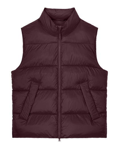 Stanley/Stella PADDED JACKET Red Brown / XXS Puffer Gilet 2.0