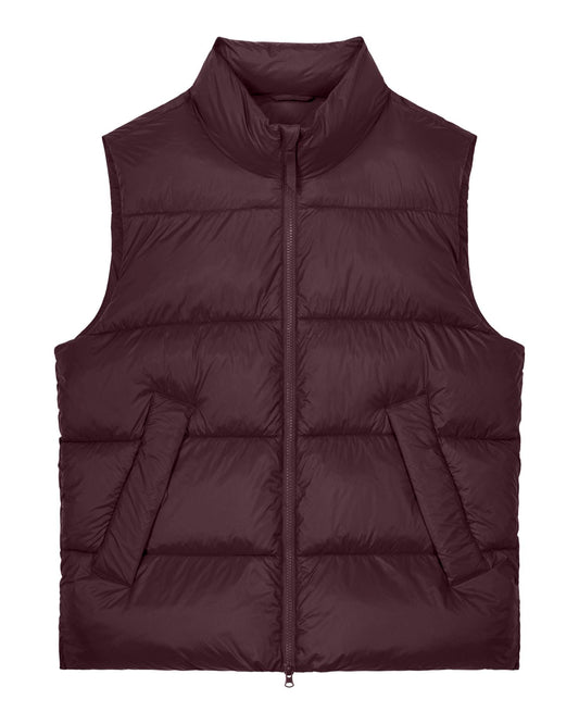 Stanley/Stella PADDED JACKET Red Brown / XXS Puffer Gilet 2.0