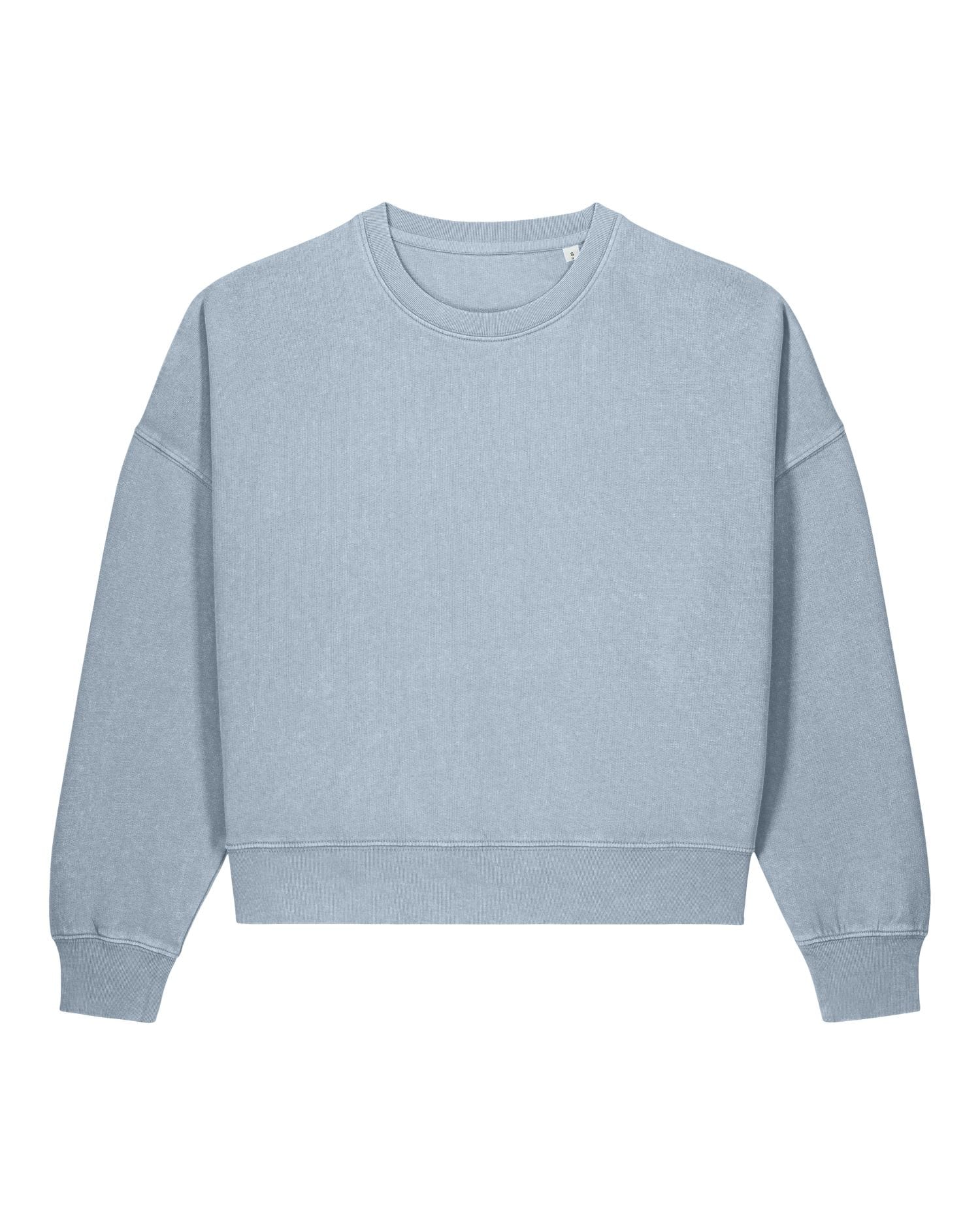 Stanley/Stella CREWNECKS G. Dyed Blue Stone / XS Stella Alma Vintage