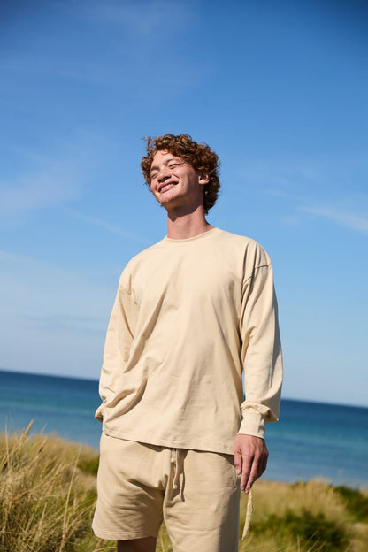 Neutral T-Shirts Tiger Cotton Oversized LS T|Shirt