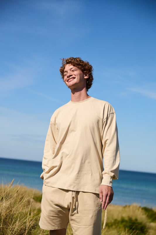 Neutral T-Shirts Tiger Cotton Oversized LS T|Shirt