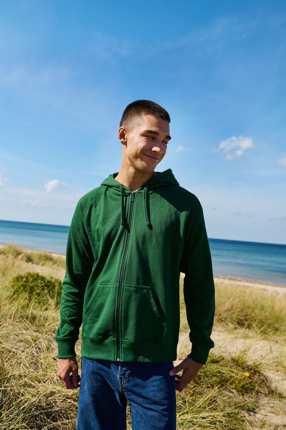 Neutral Sweatshirts & -jacken Unisex Tiger Cotton Hoodie With Zipper