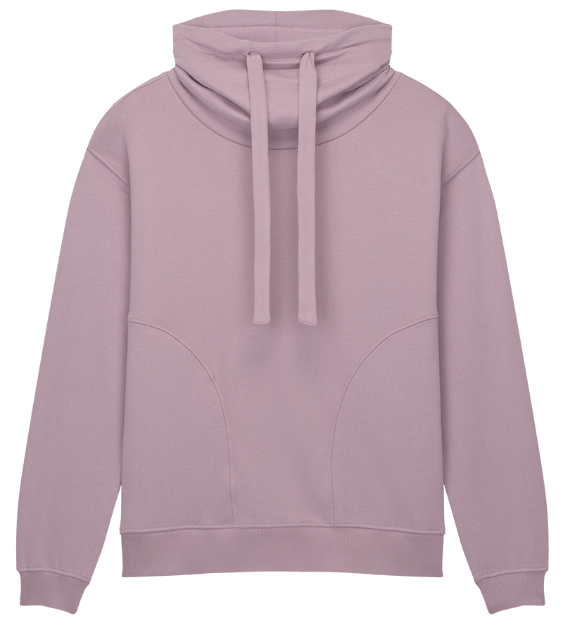 Earth Positive Crewneck Sueded Miami Pink / XS Earth Positive Women's Funnel Neck Sweatshirt