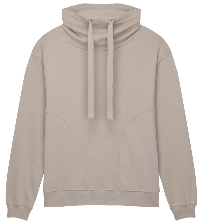 Earth Positive Crewneck Sueded Fawn / XS Earth Positive Women's Funnel Neck Sweatshirt