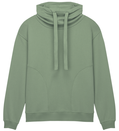 Earth Positive Crewneck Sueded Bamboo Green / XS Earth Positive Women's Funnel Neck Sweatshirt