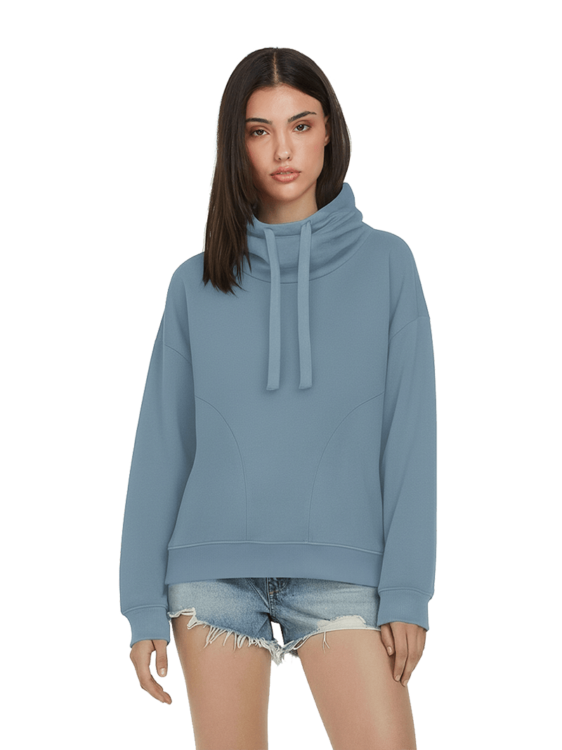 Earth Positive Crewneck Earth Positive Women's Funnel Neck Sweatshirt