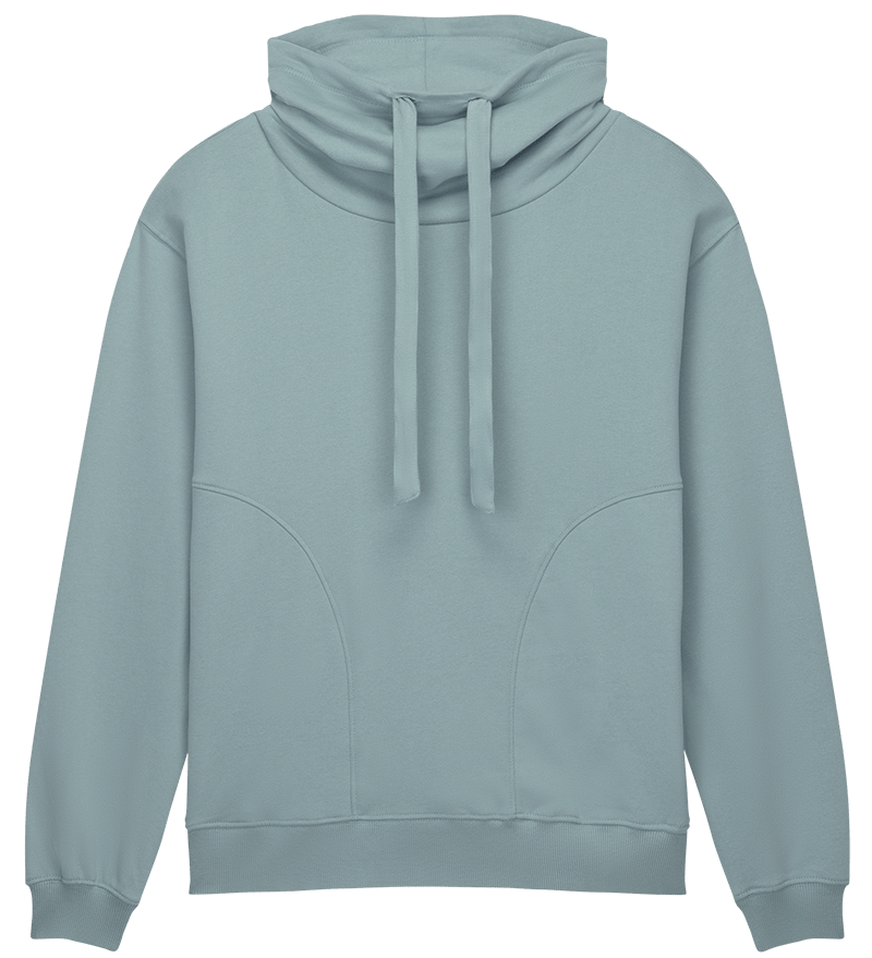 Earth Positive Crewneck Sueded Slate Green / XS Earth Positive Women's Funnel Neck Sweatshirt