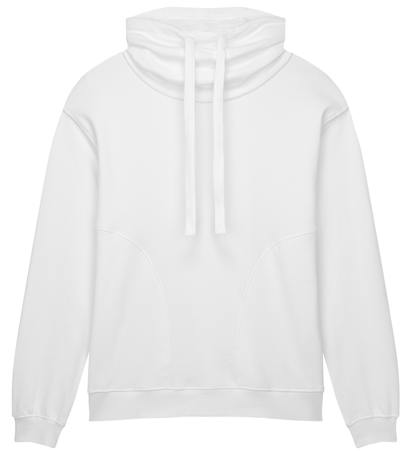 Earth Positive Crewneck Sueded Off White / XS Earth Positive Women's Funnel Neck Sweatshirt