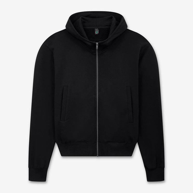Earth Positive Hoodie Black / XS Earth Positive Bomber Jacket Hoodie