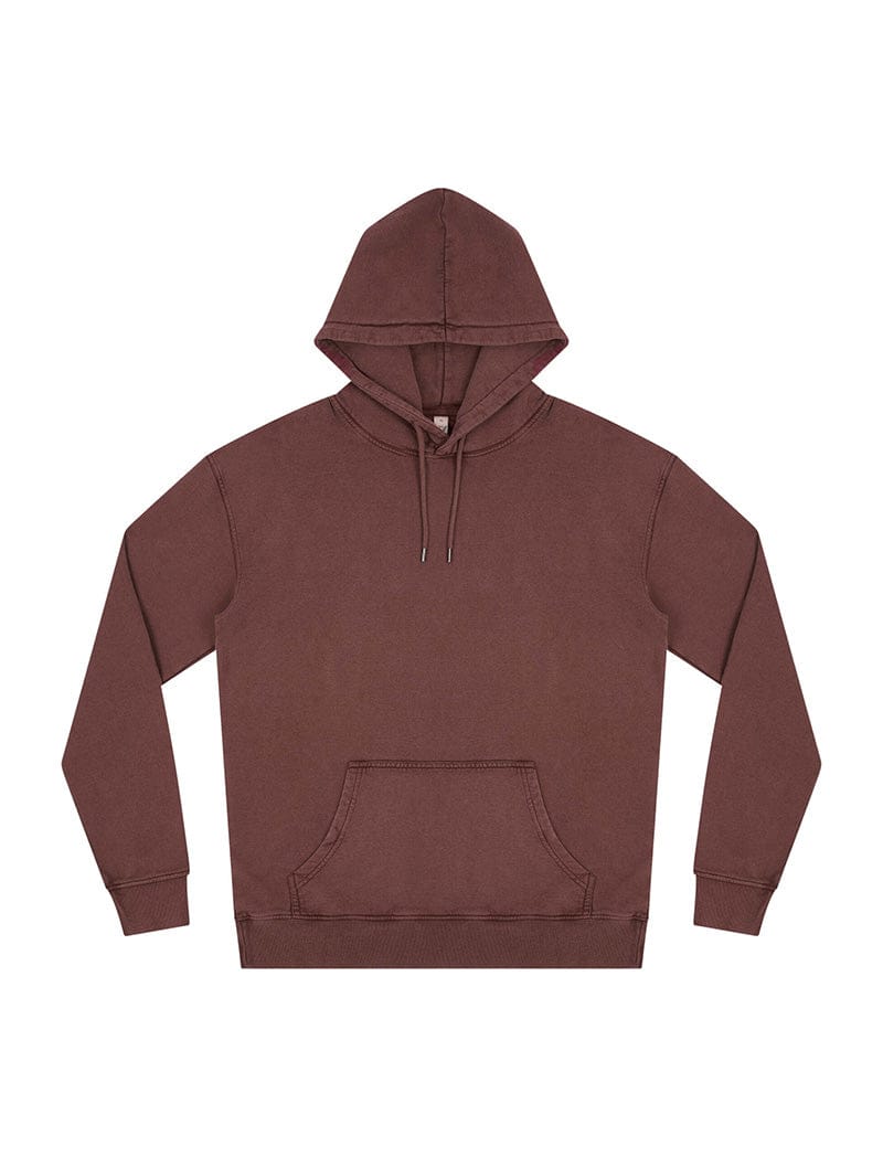 Earth Positive Hoodie Stone Washed Burgundy / XS Earth Positive Pullover Hoodie