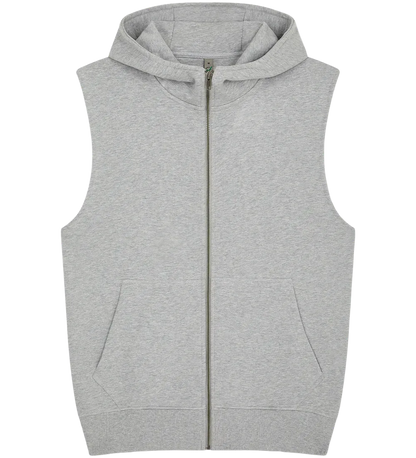 Earth Positive Hoodie Light Heather / XS Earth Positive Sleeveless Hoodie