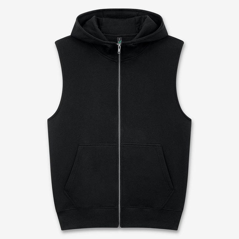 Earth Positive Hoodie Black / XS Earth Positive Sleeveless Hoodie