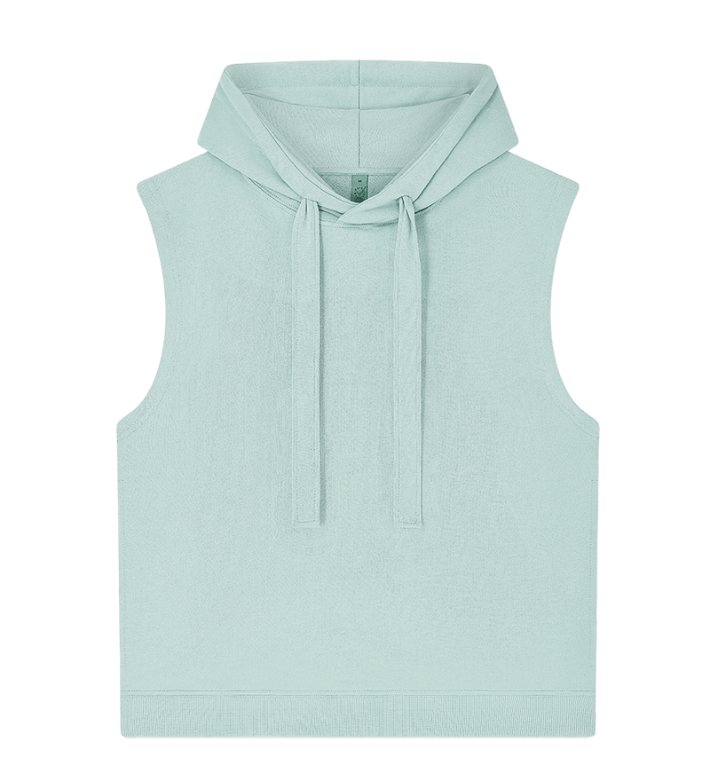 Earth Positive Hoodie Sueded Slate Green / XS Earth Positive Women's Athleisure Hooded Tank