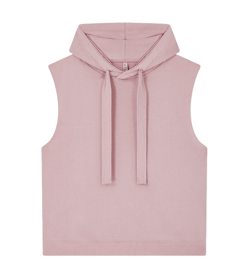 Earth Positive Hoodie Sueded Miami Pink / XS Earth Positive Women's Athleisure Hooded Tank