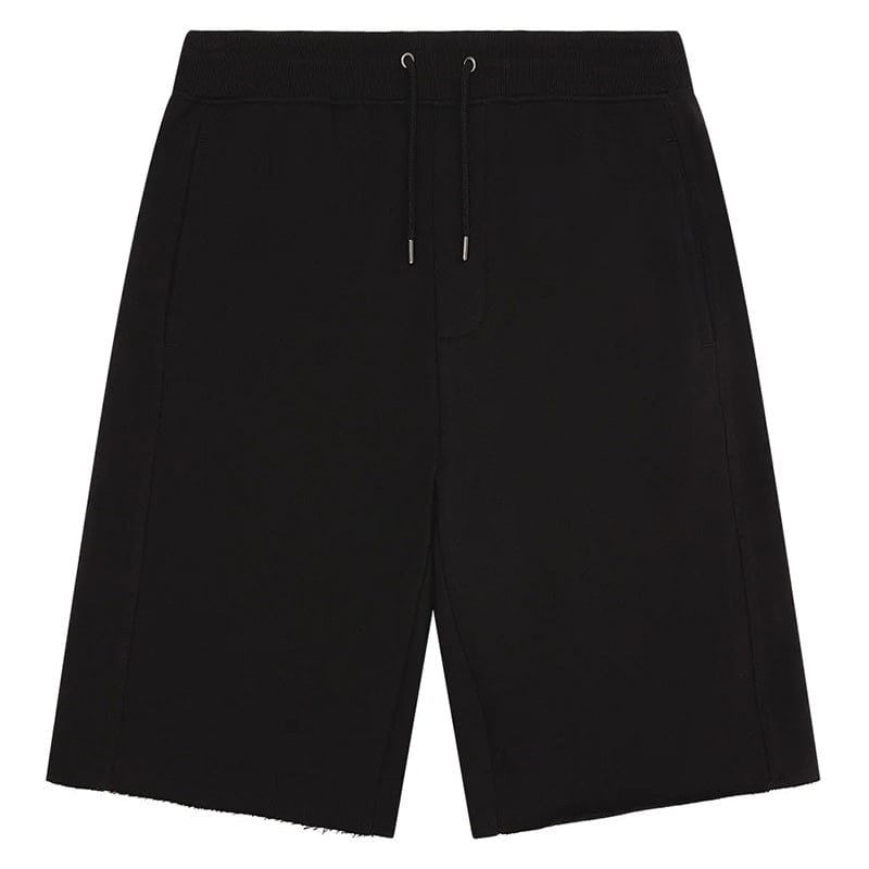 Earth Positive Shorts Black / XS Earth Positive Raw Hem Sweat Shorts