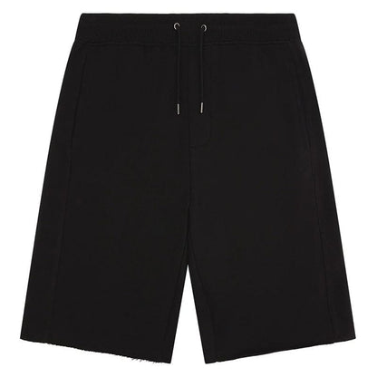 Earth Positive Shorts Black / XS Earth Positive Raw Hem Sweat Shorts