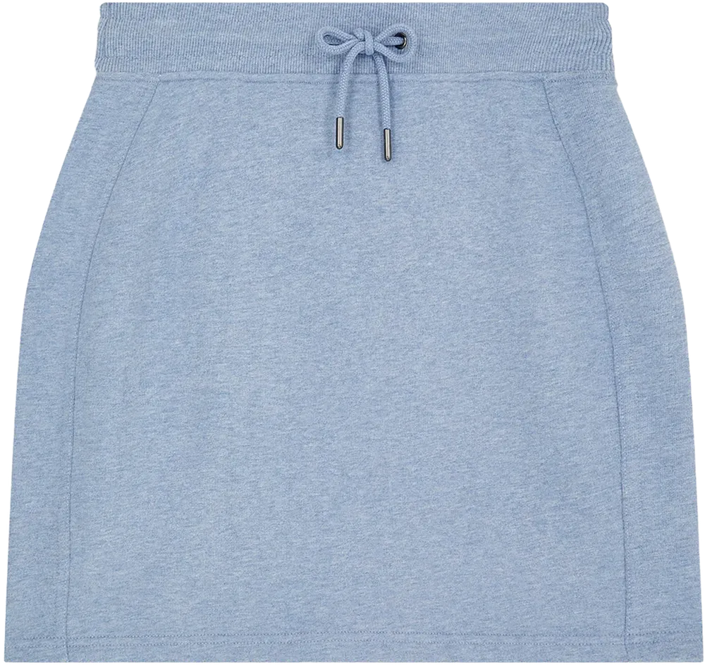 Earth Positive Skirt Sueded Light Blue Heather / XS Earth Positive Sweat Skirt