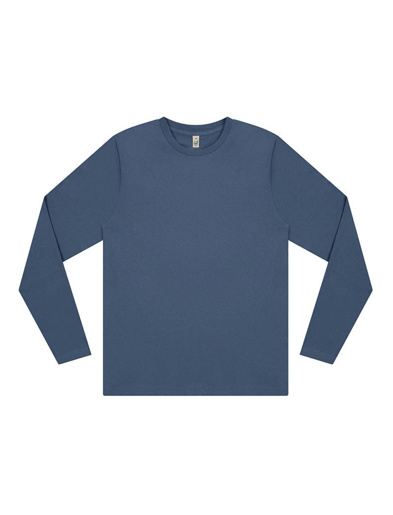 Earth Positive T-Shirt Faded Denim / XS Earth Positive Long Sleeve T-shirt
