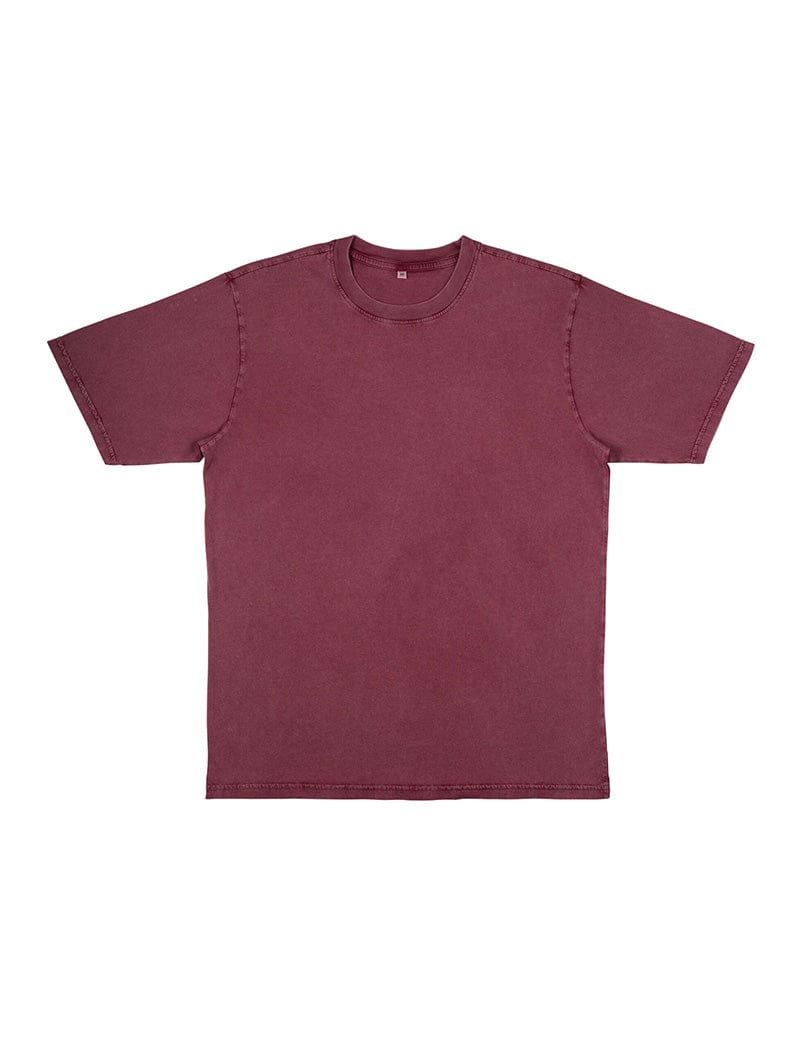 Earth Positive T-Shirt Stone Washed Burgundy / S Earth Positive Oversized T-shirt