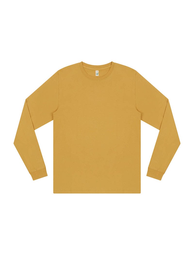 Earth Positive T-Shirt Faded Mustard / XS Earth Positive Premium Long Sleeve T-shirt