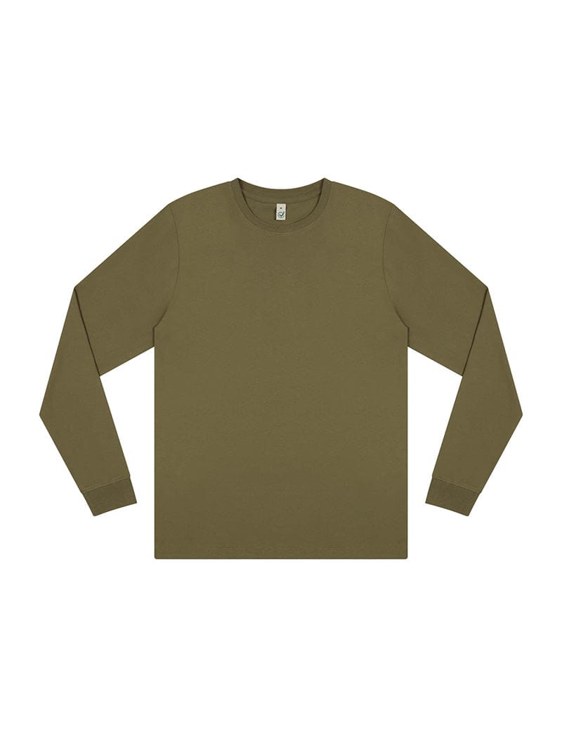 Earth Positive T-Shirt Faded Khaki / XS Earth Positive Premium Long Sleeve T-shirt