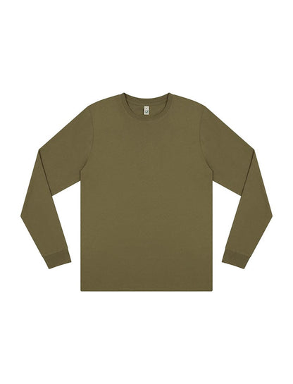 Earth Positive T-Shirt Faded Khaki / XS Earth Positive Premium Long Sleeve T-shirt