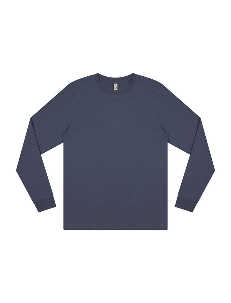 Earth Positive T-Shirt Faded Navy / XS Earth Positive Premium Long Sleeve T-shirt