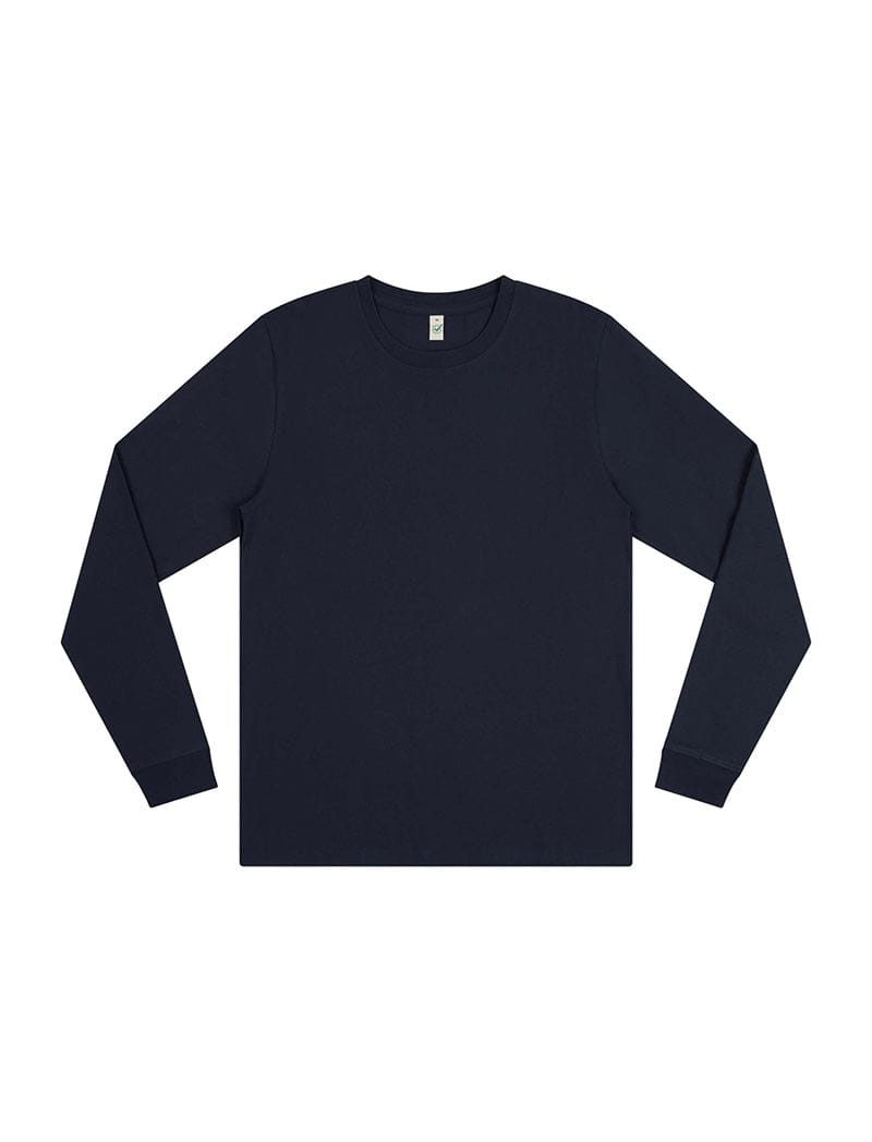 Earth Positive T-Shirt French Navy / XS Earth Positive Premium Long Sleeve T-shirt
