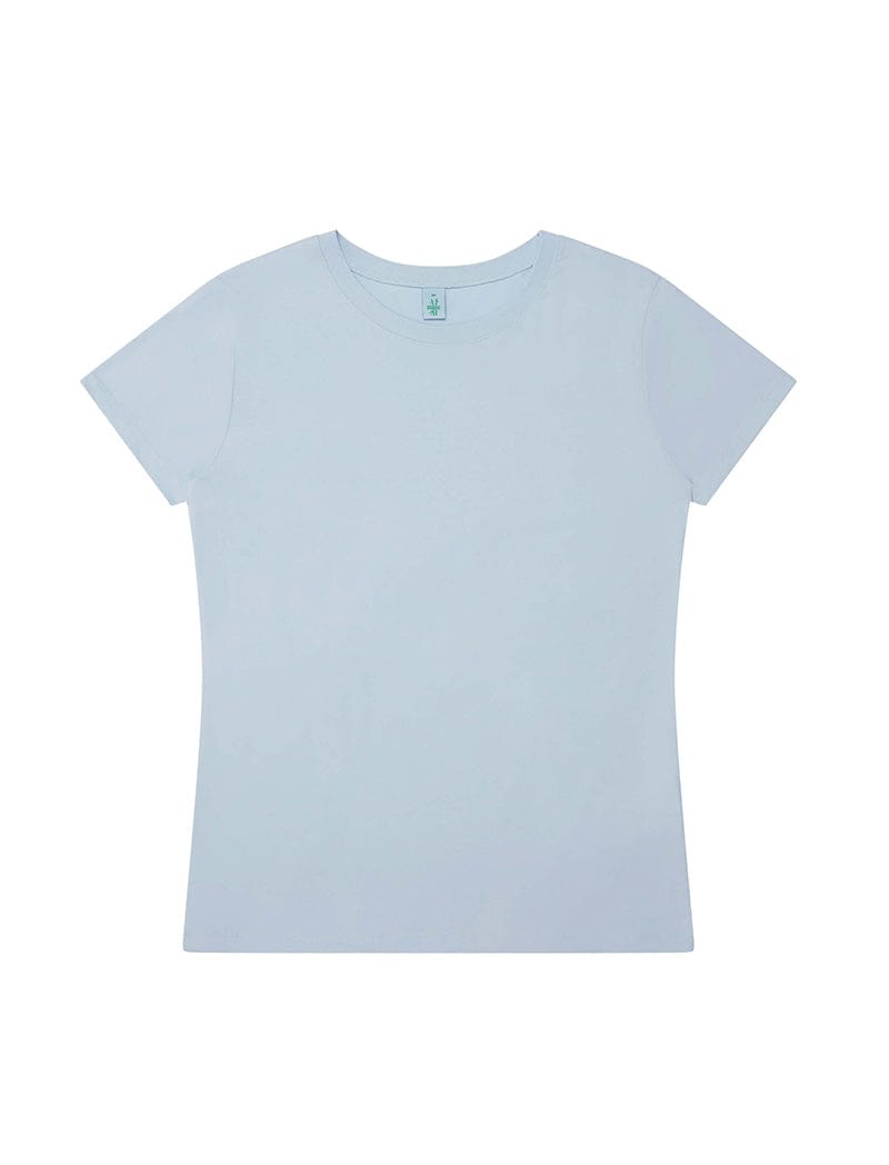 Earth Positive T-Shirt Pastel Blue / XS Women's Fit Bamboo Jersey T-shirt