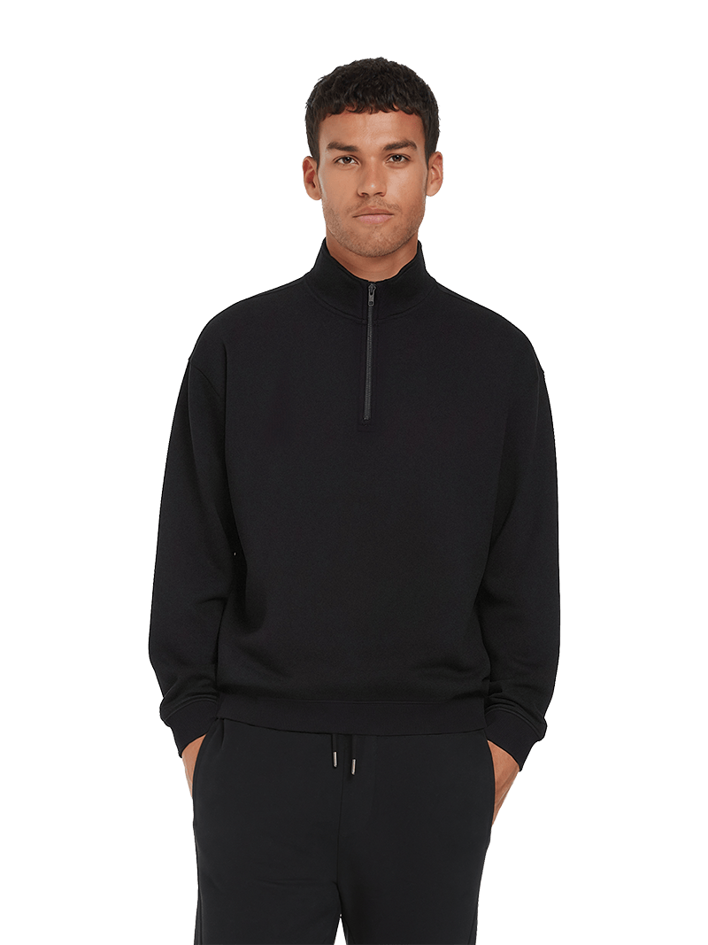 Earth Positive Zip-Thru Earth Positive 1/4 Zip Sweatshirt