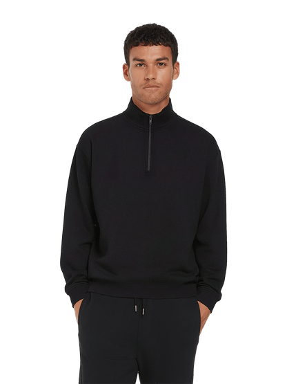 Earth Positive Zip-Thru Earth Positive 1/4 Zip Sweatshirt