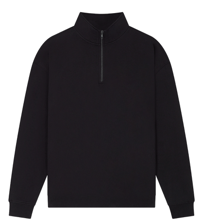Earth Positive Zip-Thru Black / XS Earth Positive 1/4 Zip Sweatshirt
