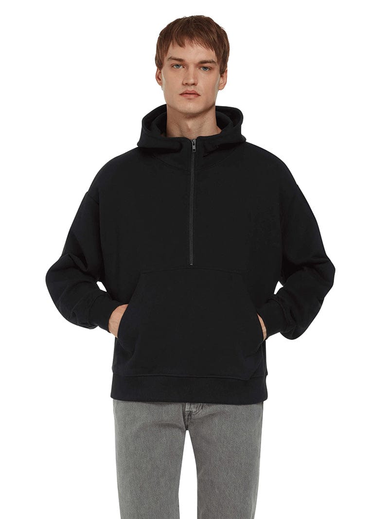 Earth Positive Zip-Thru Earth Positive Half Zip Hoodie