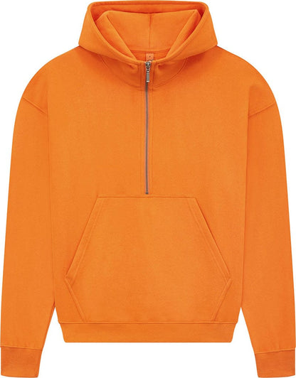 Earth Positive Zip-Thru Sueded Orange / XS Earth Positive Women's Half-Zip Hoodie