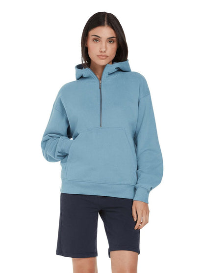 Earth Positive Zip-Thru Earth Positive Women's Half-Zip Hoodie