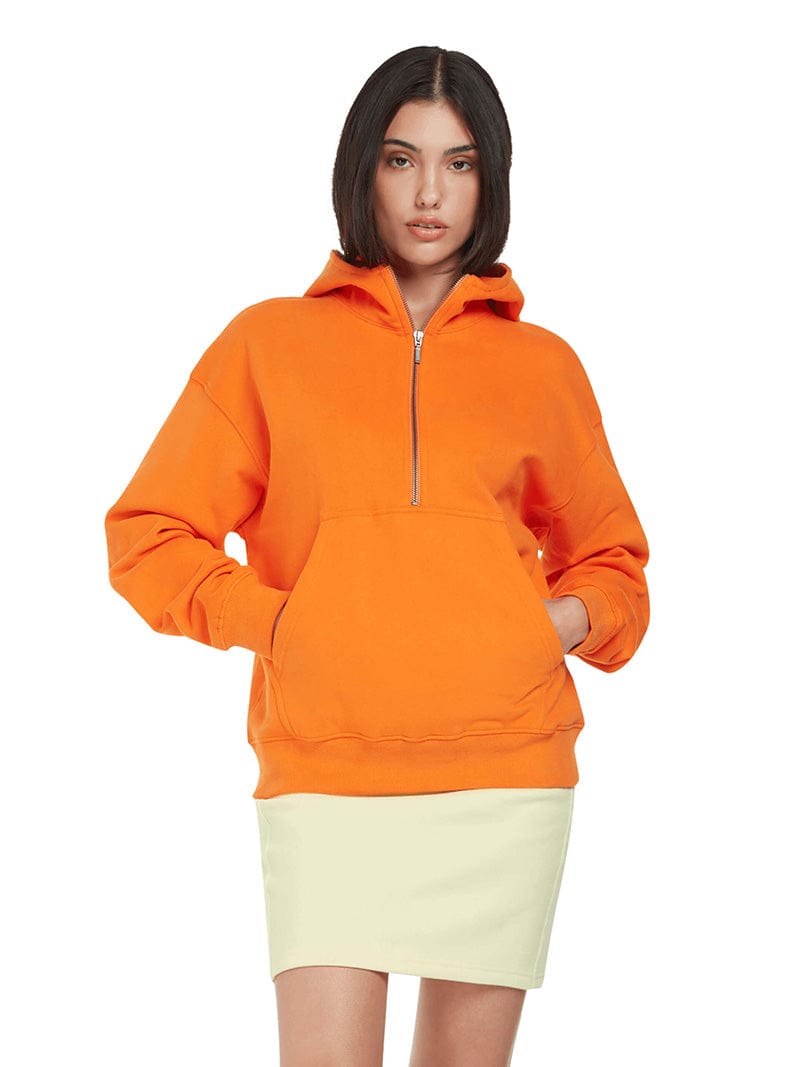 Earth Positive Zip-Thru Earth Positive Women's Half-Zip Hoodie
