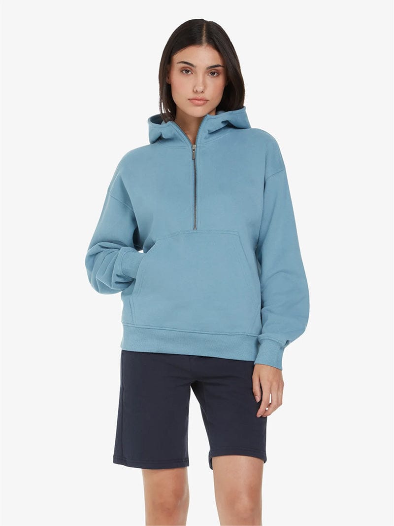 Earth Positive Zip-Thru Earth Positive Women's Half-Zip Hoodie