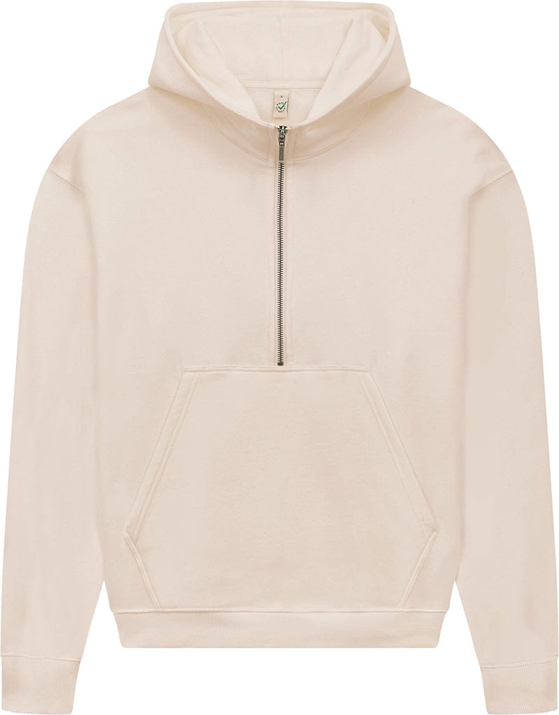 Earth Positive Zip-Thru Sueded Fawn / XS Earth Positive Women's Half-Zip Hoodie