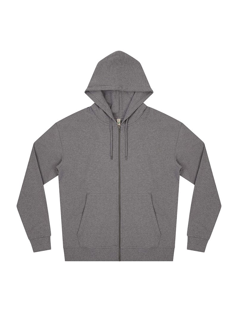 Earth Positive Zip-Thru Dark Heather / XS Earth Positive Zip-up Hoodie