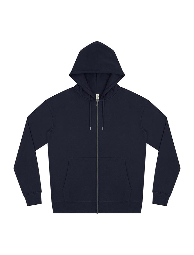 Earth Positive Zip-Thru French Navy / XS Earth Positive Zip-up Hoodie