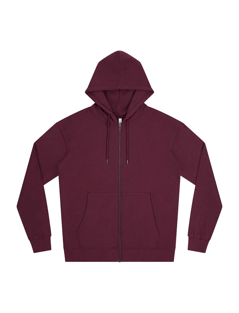 Earth Positive Zip-Thru Burgundy / XS Earth Positive Zip-up Hoodie