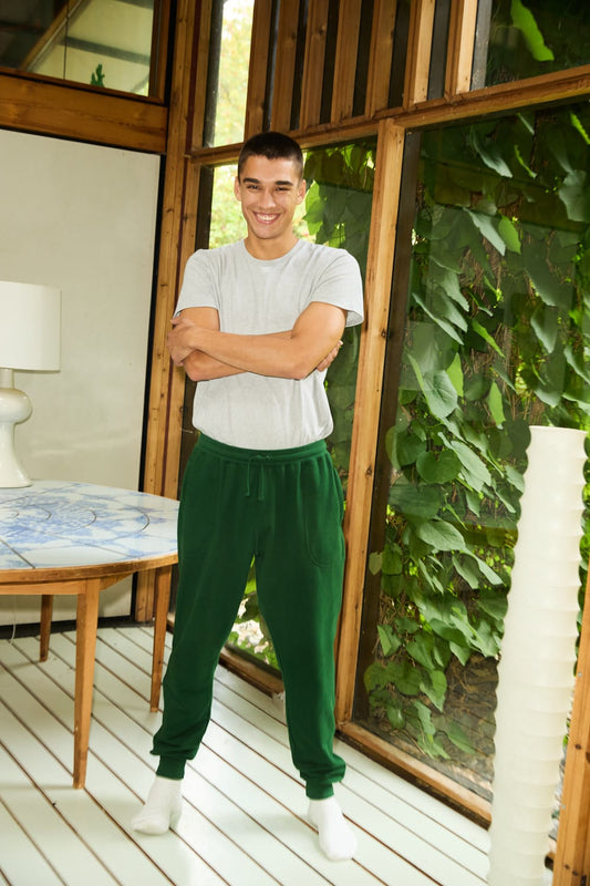 Neutral Hosen Sweatpants With Cuff And Zip Pocket