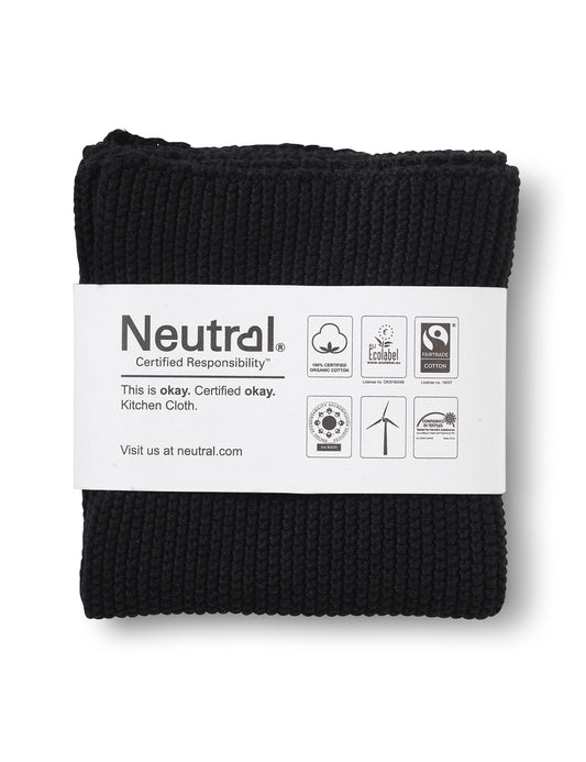 Neutral Küchenaccessoires Black / 30 x 30 cm Pearl Knit Kitchen Cloth (2 Pieces)