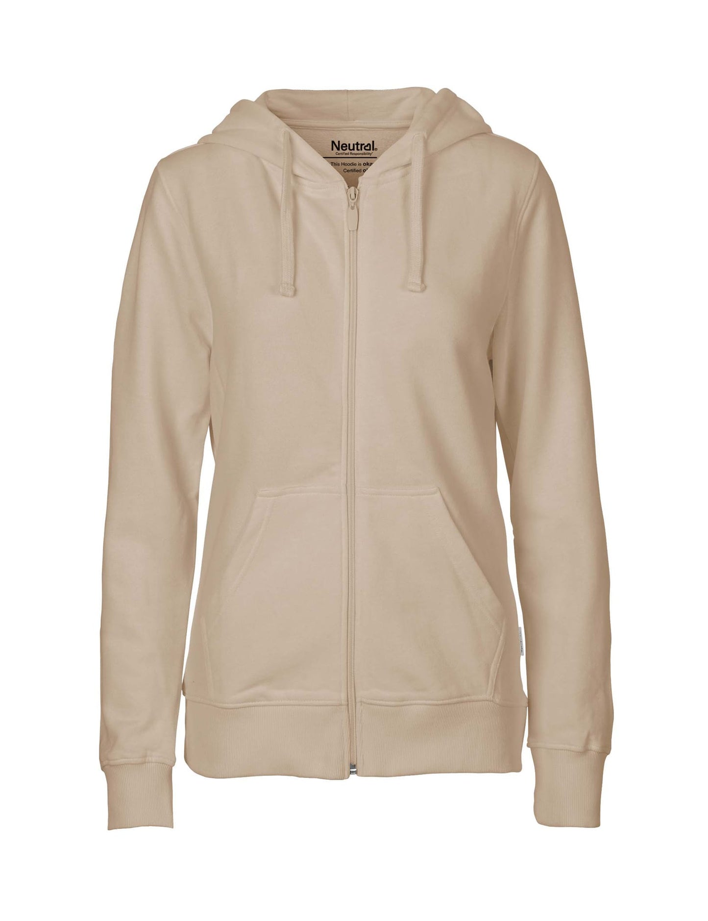 Neutral Sweatshirts & -jacken Sand / XS Ladies' Zip Hoodie