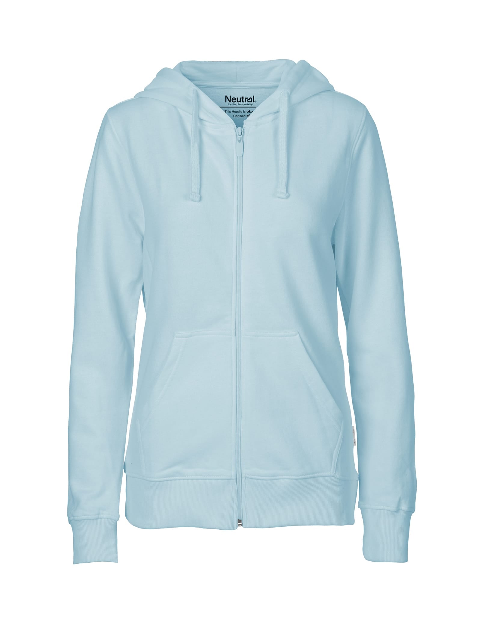 Neutral Sweatshirts & -jacken Light Blue / XS Ladies' Zip Hoodie