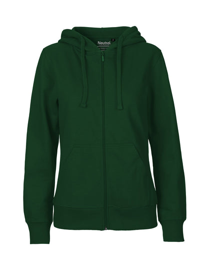 Neutral Sweatshirts & -jacken Bottle Green / XS Ladies' Zip Hoodie