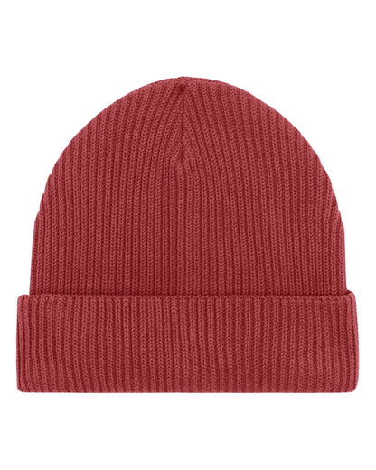 Stanley/Stella Beanie Red Earth / OS Fisherman Beanie