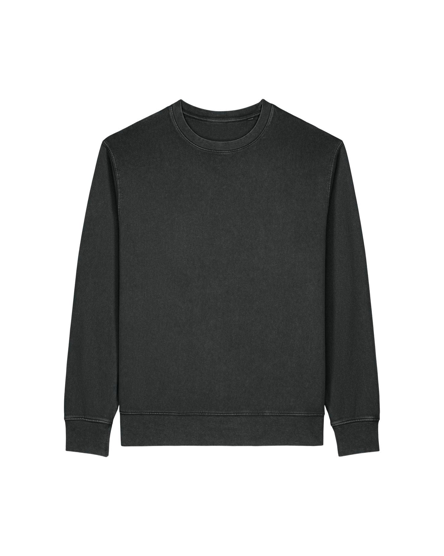 Stanley/Stella Crewneck G. Dyed Black Rock / XXS Matcher Vintage