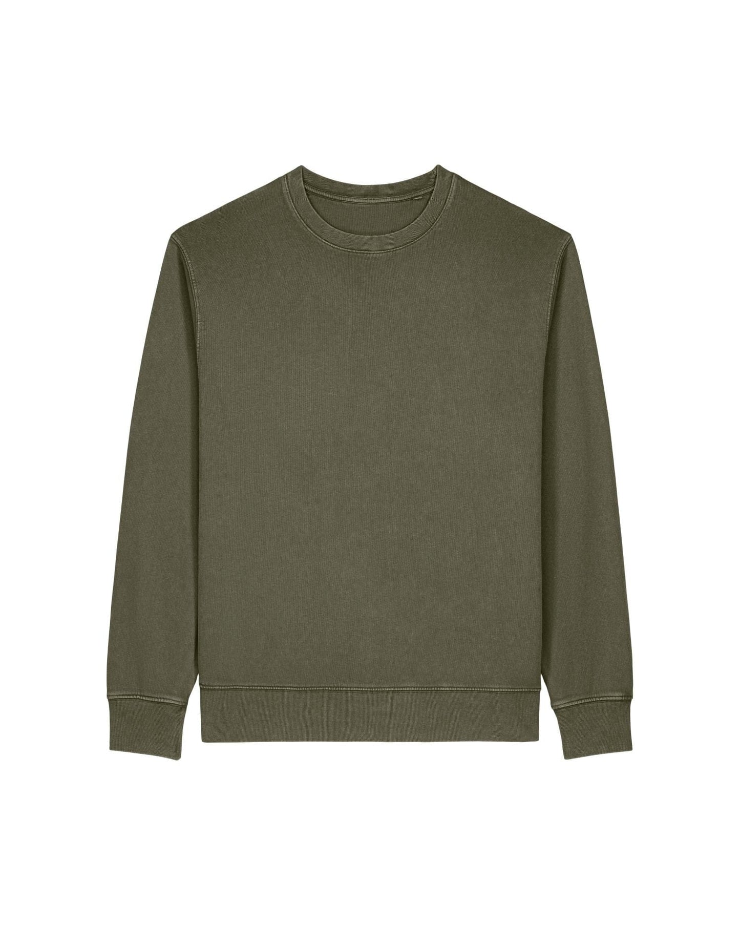 Stanley/Stella Crewneck G. Dyed Khaki / XXS Matcher Vintage
